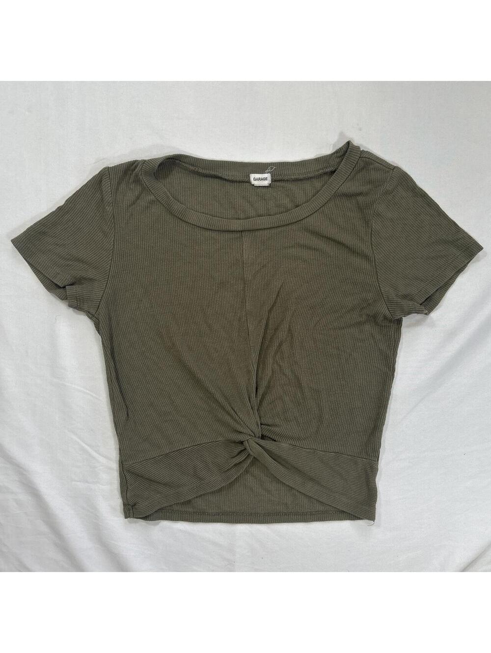 Garage Women's Green Crop-top